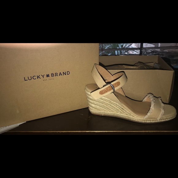 Shoes - Brand new Lucky Brand espadrille wedges size 7 Shoes - Brand new Lucky Brand espadrille wedges size 7